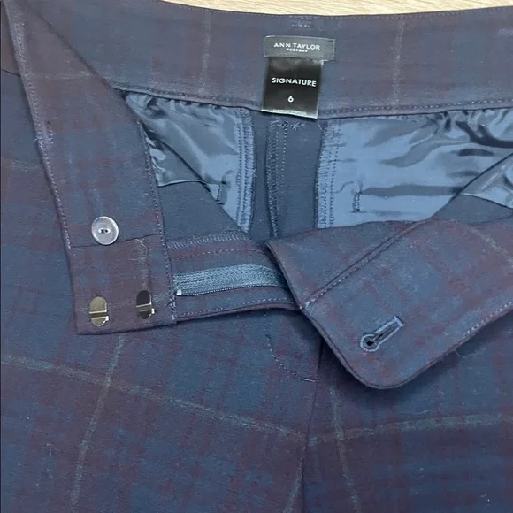 Ann Taylor Plaid Pants - Picture 4 of 5